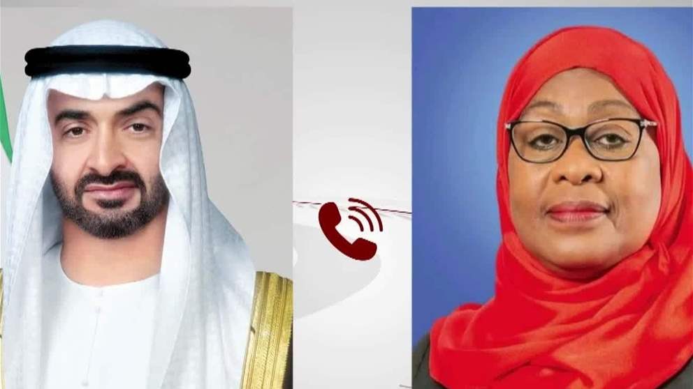 رئيس الدولة يتلقى اتصالاً هاتفياً من رئيسة تنزانيا استنكرت خلاله الاعتداءات الإيرانية التي تتعرض لها الإمارات