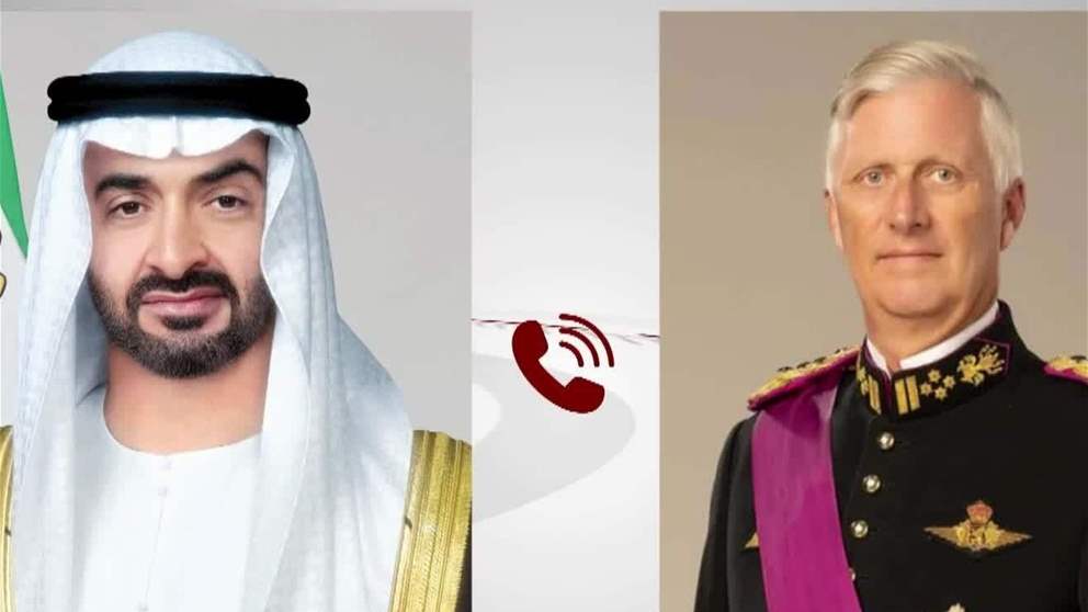 رئيس الدولة يتلقى اتصالا هاتفيا من ملك بلجيكا أدان خلاله اعتداءات ايران على أراضي الامارات