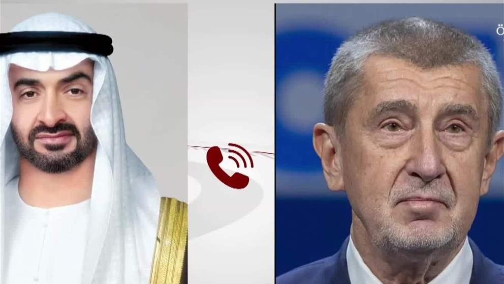 رئيس الدولة يتلقى اتصالا هاتفيا من رئيس وزراء التشيك أدان خلاله الاعتداءات الإيرانية ضد الإمارات