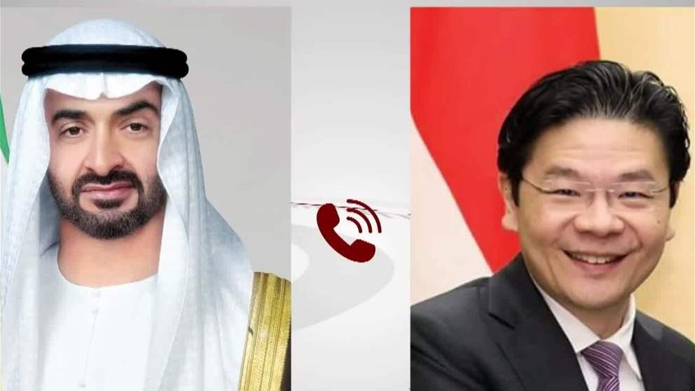 خلال اتصال مع رئيس الدولة .. رئيس وزراء سنغافورة يدعو الى وقف التصعيد العسكري في المنطقة والعودة الى الحوار والوسائل الدبلوماسية