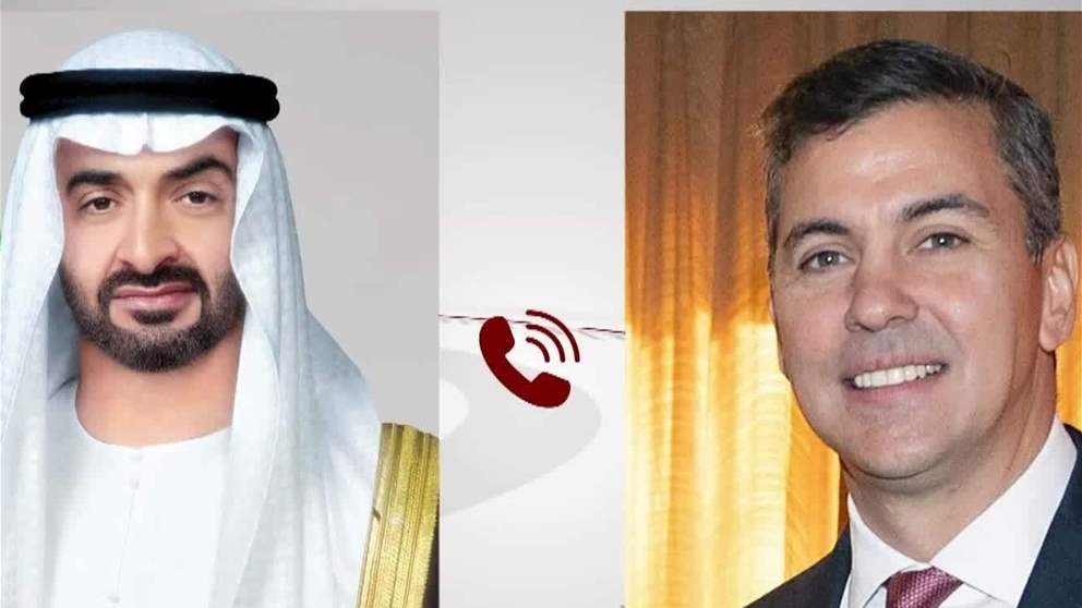 رئيس الدولة ورئيس الباراغواي يبحثان هاتفياً الاعتداءات الإيرانية ضد الإمارات وعدد من الدول الشقيقة وما تمثله من تهديد مباشر لأمن المنطقة واستقرارها