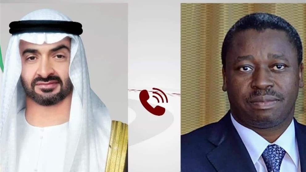 رئيس الدولة يتلقى اتصالا هاتفيا من رئيس وزراء توغو أدان خلاله الاعتداءات الايرانية التي تستهدف الامارت