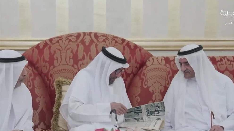 حمد الشرقي يستقبل جموع المهنئين بشهر رمضان بحضور ولي عهد الفجيرة