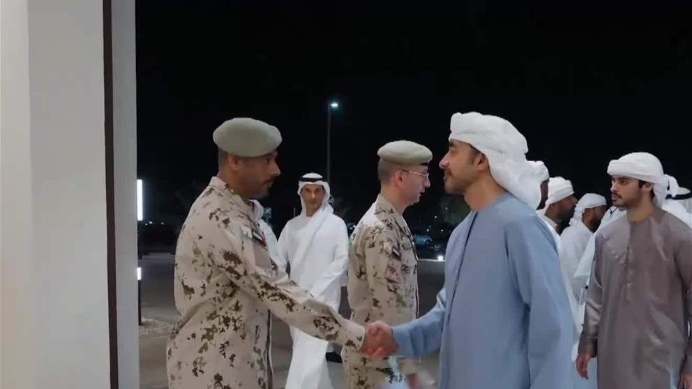 عبدالله بن زايد يقدِّم واجب العزاء في شهيد الوطن والواجب سعيد راشد البلوشي