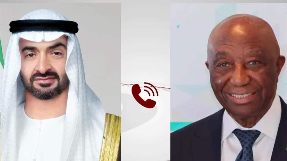 أكد التضامن مع الإمارات.. رئيس الدولة يتلقى اتصالاً هاتفياً من رئيس ليبيريا