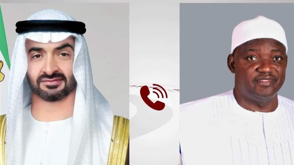 رئيس الدولة يتلقى اتصالاً هاتفياً من رئيس غامبيا أدان خلاله الاعتداءات الإيرانية ضد الإمارات
