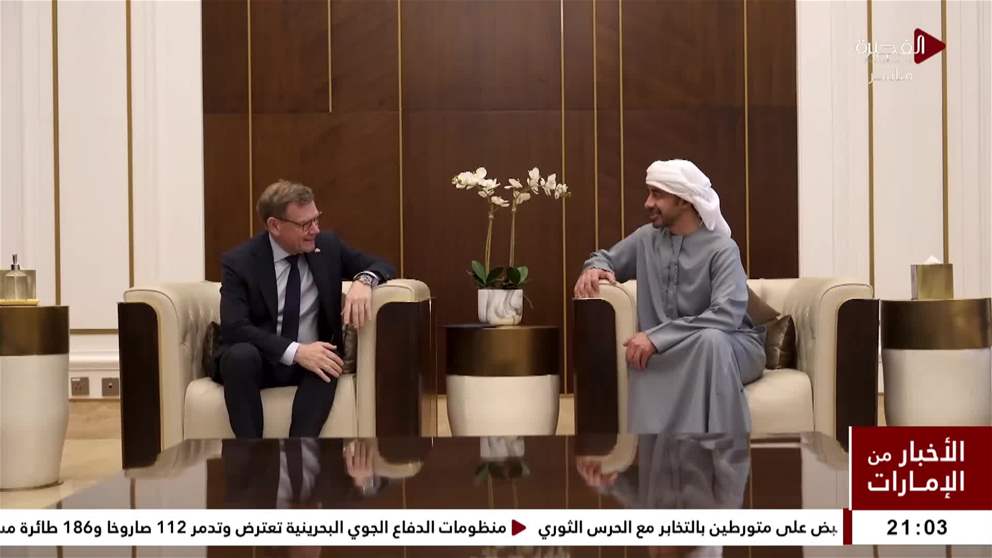 عبدالله بن زايد يستقبل وزير خارجية المانيا