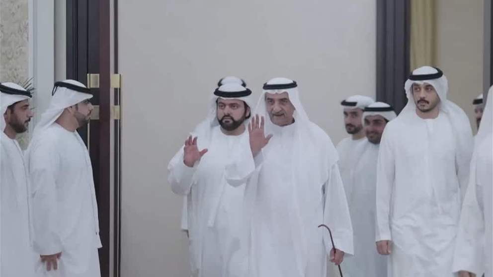 حمد الشرقي يستقبل المهنئين بشهر رمضان بحضور ولي العهد