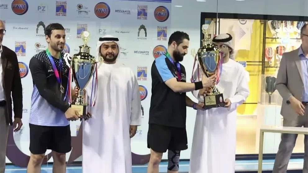 أحمد الشرقي يشهد ختام بطولة الفجيرة الرمضانية المفتوزحة للبادل ويتوج الفائزين