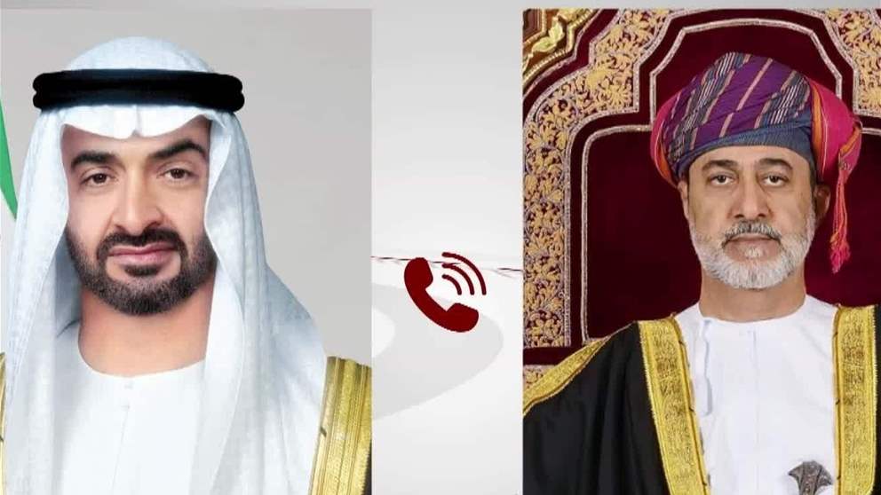رئيس الدولة يعزي خلال اتصال هاتفي سلطان عمان بوفاة فهد بن محمود آل سعيد