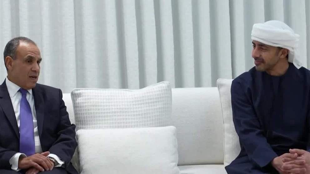 عبدالله بن زايد يستقبل وزير الخارجية المصري