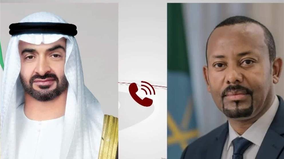 رئيس الدولة يتلقى اتصالاً هاتفياً من رئيس الوزراء الإثيوبي