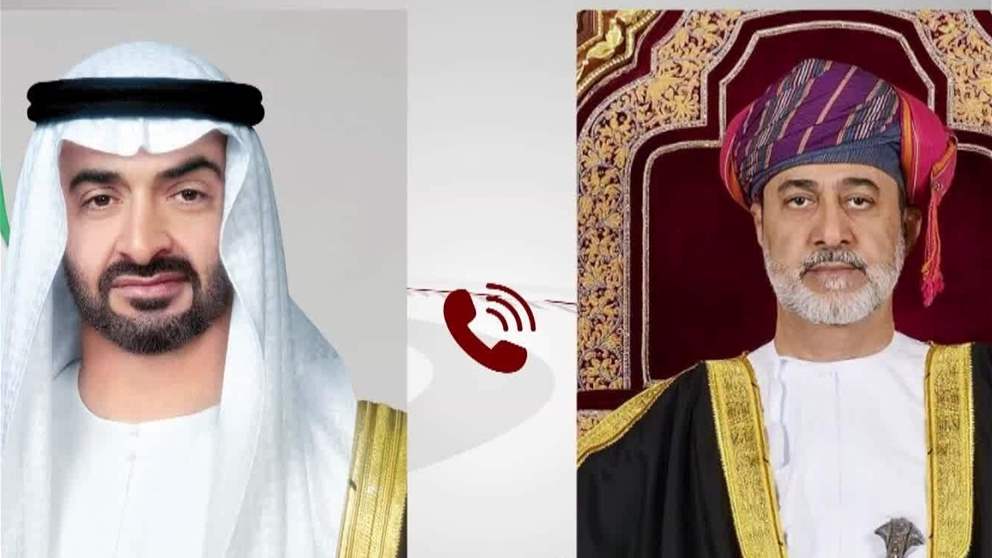 رئيس الدولة وسلطان عمان يتبادلان هاتفياً تهاني عيد الفطر المبارك