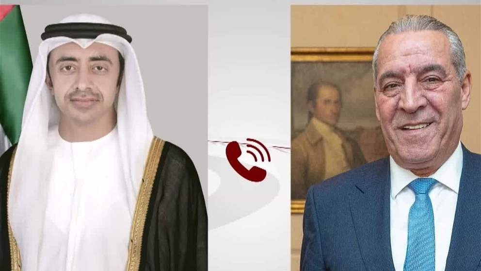 عبدالله بن زايد يدين بشدة خلال اتصال هاتفي مع حسين الشيخ الاعتداء الصاروخي الإيراني الغاشم والإرهابي على الضفة الغربية