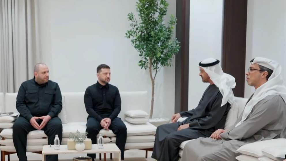 رئيس الدولة والرئيس الأوكراني يبحثان علاقات التعاون والتطورات في المنطقة 