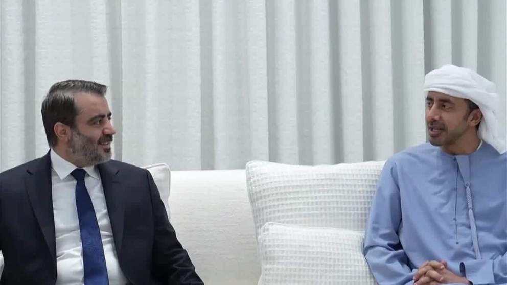 رئيس الدولة يتلقى رسالة خطية من الرئيس السوري تسلمها عبدالله بن زايد