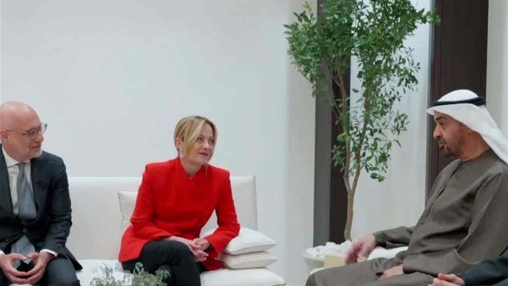 رئيس الدولة يلتقي رئيسة وزراء إيطاليا ويبحث معها علاقات التعاون والتطورات في المنطقة