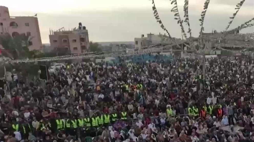 عملية الفارس الشهم 3 تنظم العرس الجماعي "  ثوب الفرح 2 " ل 300 عريس وعروس في قطاع غزة