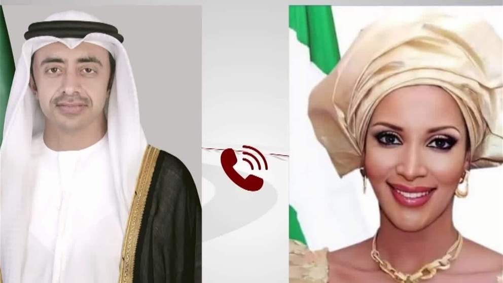 عبدالله بن زايد يهنئ هاتفياً وزيرة خارجية نيجيريا ويبحثان علاقات التعاون والشراكة بين البلدين