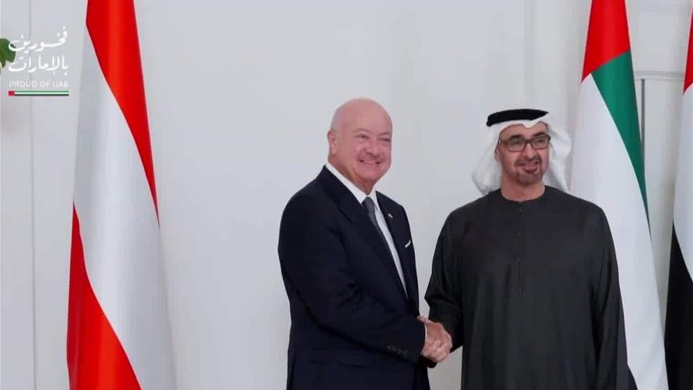 رئيس الدولة ومستشار النمسا يبحثان تعزيز الشراكة الإستراتيجية الشاملة بين البلدين والتطورات الإقليمية