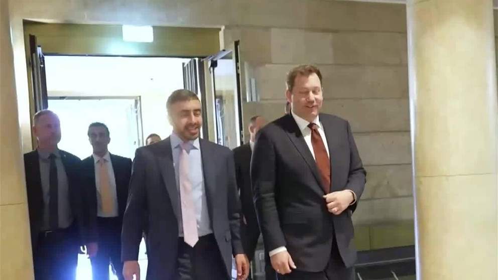 عبدالله بن زايد يلتقي نائب المستشار الالماني ووزير المالية