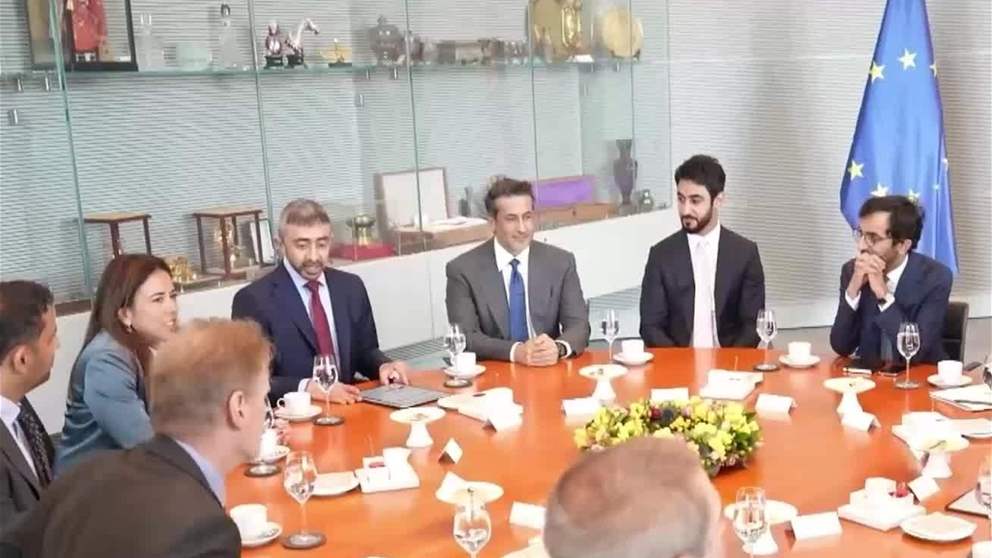 عبدالله بن زايد يلتقي رئيسة البوندستاغ الألماني ونائب رئيسه ورئيس لجنة الشؤون الخارجية