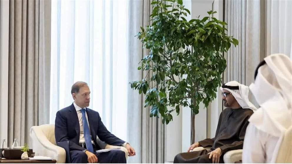 رئيس الدولة يستقبل النائب الاول لرئيس مجلس الوزراء الروسي