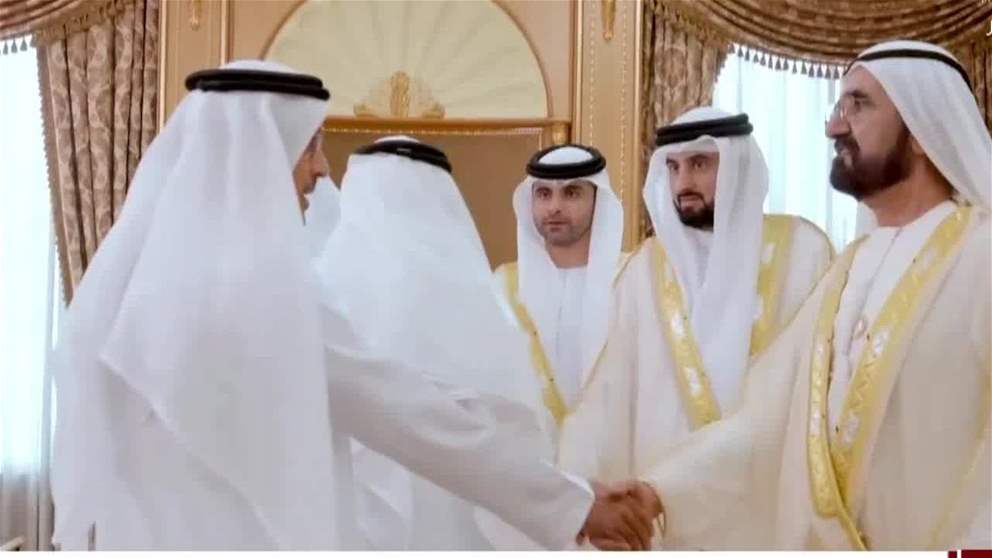 محمد بن راشد يستقبل المهنئين بعيد الاضحى المبارك