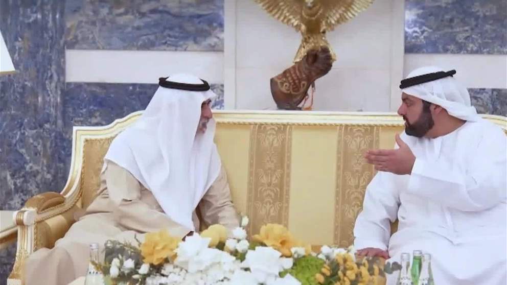 محمد الشرقي يستقبل نهيان بن مبارك