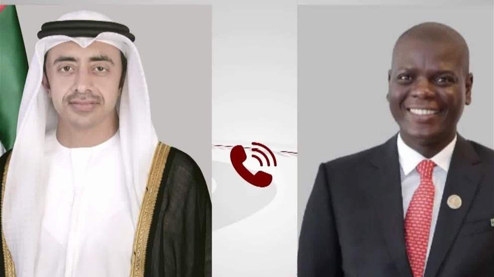 عبد الله بن زايد يتلقى اتصالاً هاتفياً من وزير العلاقات الدولية والتعاون في جنوب أفريقيا