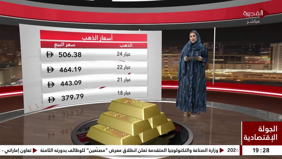 الذهب يواصل تراجعه بفعل المخاوف من رفع أسعار الفائدة الأمريكية