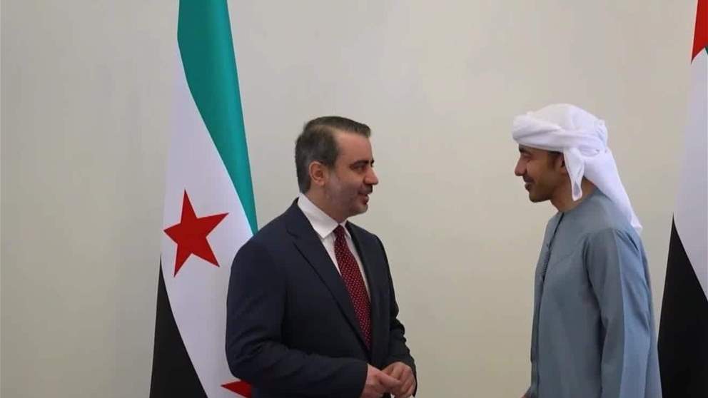 عبدالله بن زايد يستقبل وزير خارجية الجمهورية العربية السورية الشقيقة