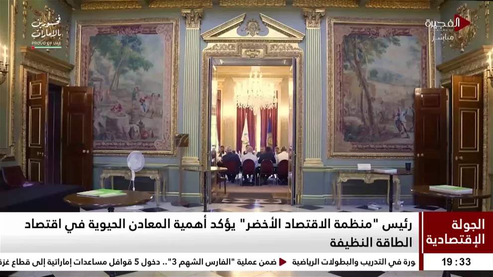 رئيس منظمة الاقتصاد الأخضر يؤكد أهمية المعادن الحيوية في اقتصاد الطاقة النظيفة