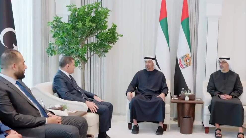 رئيس الدولة يبحث مع رئيس حكومة الوحدة الوطنية في ليبيا علاقات البلدين والتطورات في المنطقة