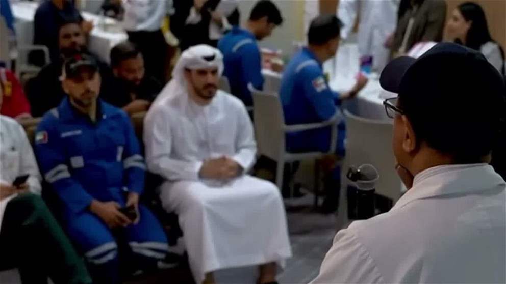 المكتب التمثيلي لوزارة الصحة ووقاية المجتمع ينظم حملة التوعية الصحية لموظفي ومتعاقدي شركة أدنوك البرية في الفجيرة
