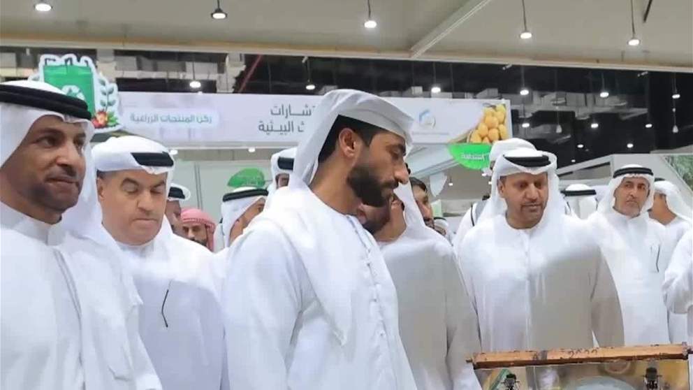 عبدالله الشرقي يفتتح معرض القيض للمنتجات الزراعية والعسل 2026 في الفجيرة