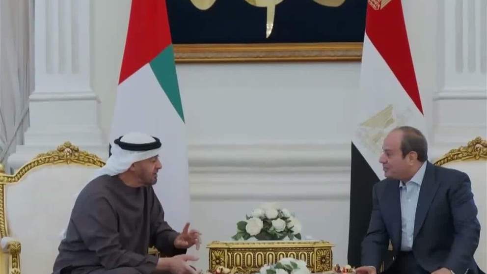 رئيس الدولة يصل العلمين في زيارة أخوية
