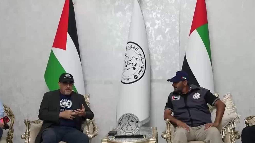 المستشفى الميداني الاماراتي في غزة يستقبل وفدا امميا