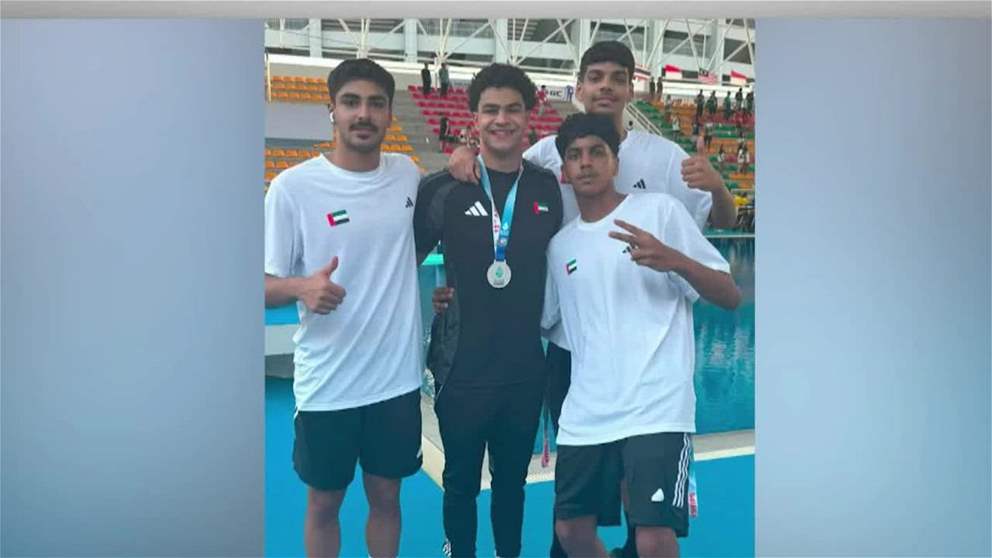 أول ميدالية للإمارات في بطولة آسيا للسباحة بتايلاند