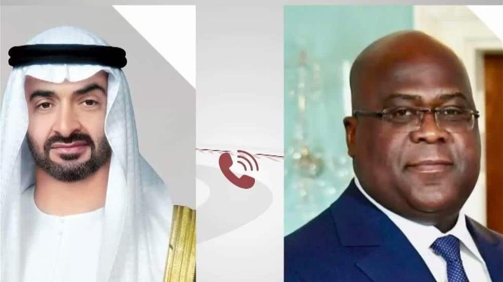 رئيس الدولة ورئيس الكونغو الديمقراطية يبحثان هاتفياً تعزيز التعاون في إطار الشراكة الاقتصادية الشاملة بين البلدين