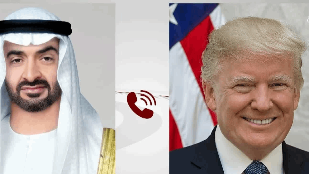  رئيس الدولة يتلقى اتصالاً هاتفياً من الرئيس الأميركي
