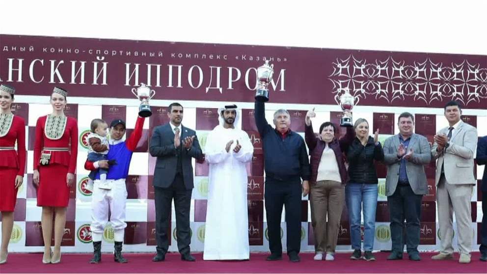 الجواد فوسخود تيرسك يتوج بلقب كأس رئيس الدولة للخيول العربية في كازان
