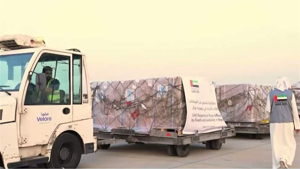 الامارات ترسل طائرة اغاثية ثانية تحمل 45 طنا من المساعدات الى نيبال
