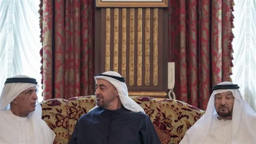 رئيس الدولة وحاكم راس الخيمة يعزيان في وفاة حرم محمد بن بطي ال حامد