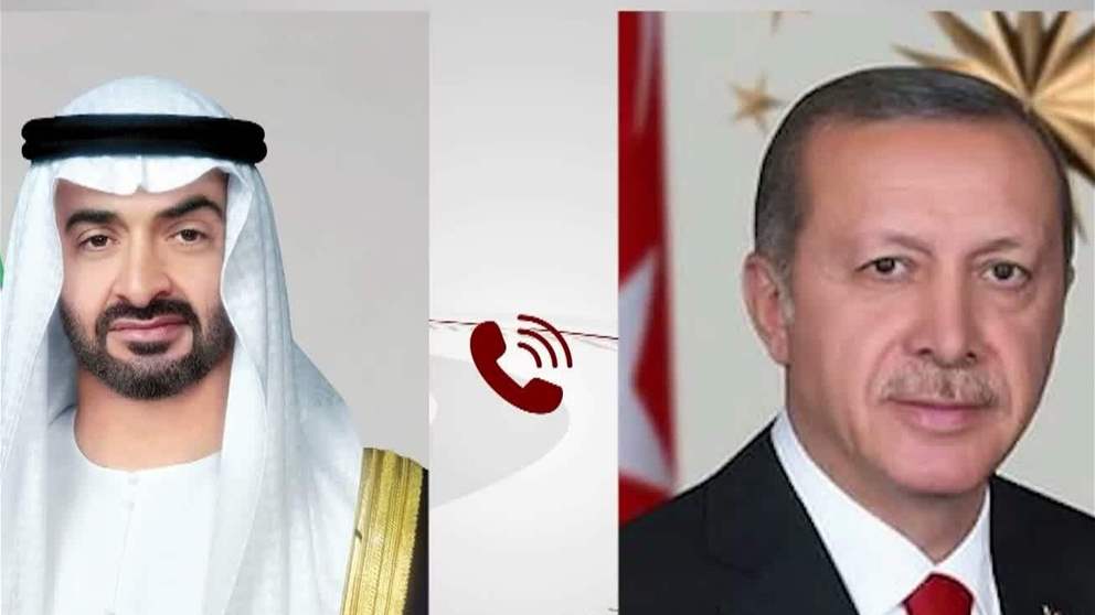 رئيس الدولة والرئيس التركي يبحثان هاتفياً علاقات البلدين والتطورات الإقليمية
