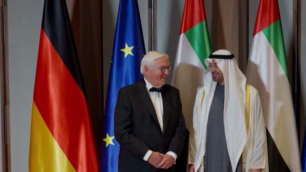 رئيس الدولة يحضر مأدبة عشاء أقامها الرئيس الألماني تكريماً لسموه