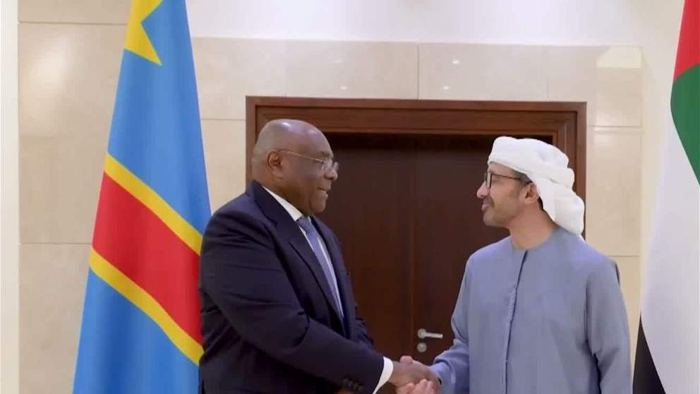 عبدالله بن زايد يستقبل نائب رئيس الوزراء ووزير النقل والاتصالات والتنمية الريفية في الكونغو