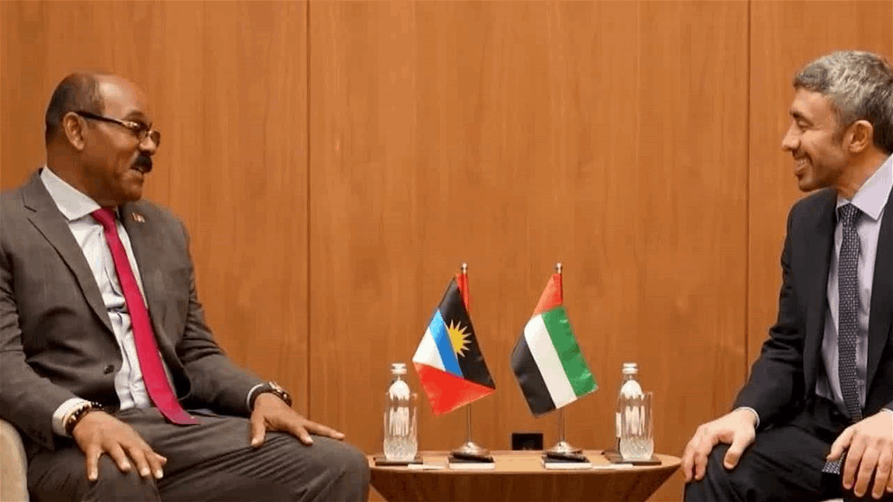 عبدالله بن زايد يلتقي رئيس وزراء أنتيغوا وباربودا في نيويورك