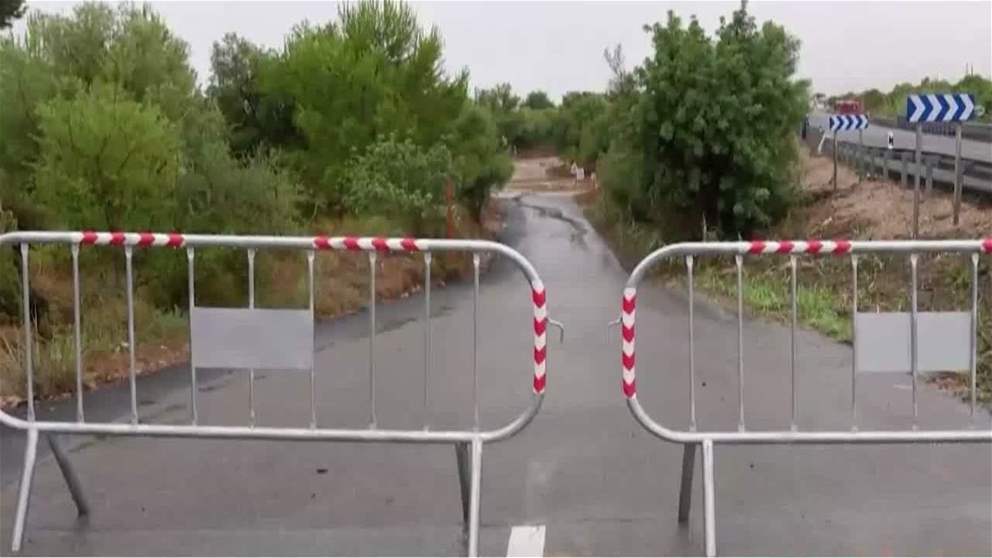 انذار احمر شرق اسبانيا ...امطار وسيول تهدد فالنسيا وكاستيون