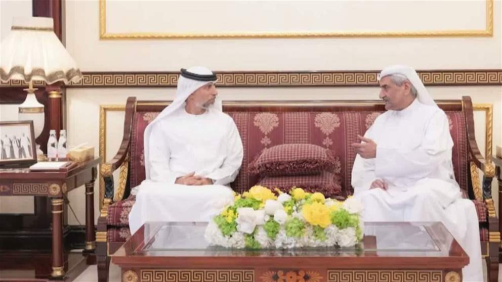 حاكم الفجيرة يستقبل وزير الطاقة والبنية التحتية